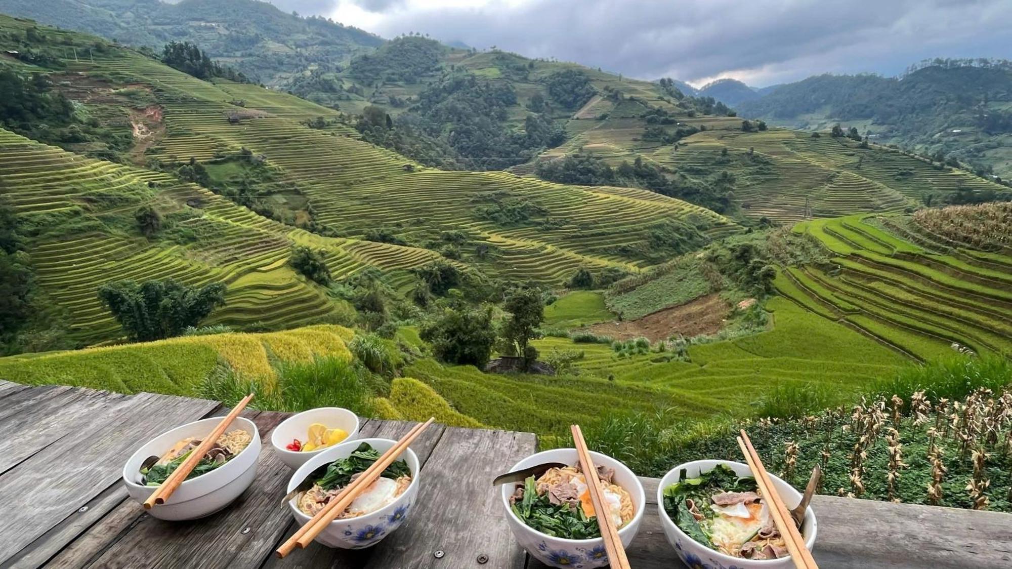 Do Gu Homestay Lao San Chay Bagian luar foto