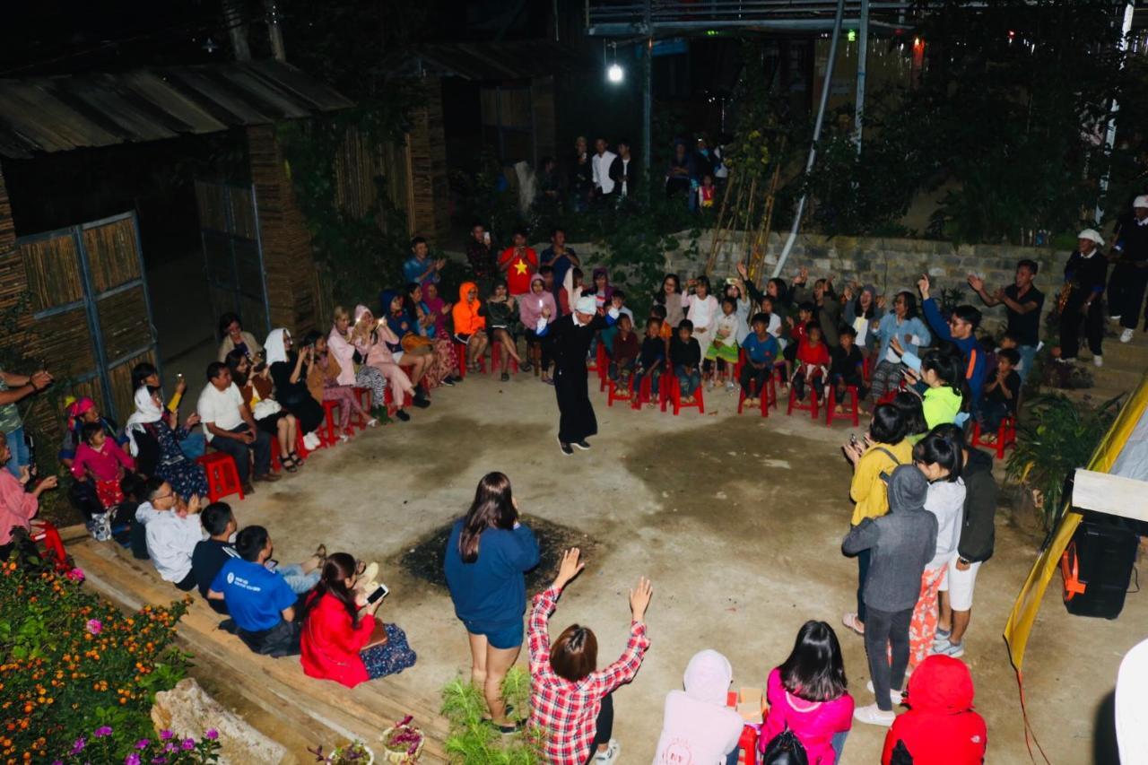 Do Gu Homestay Lao San Chay Bagian luar foto